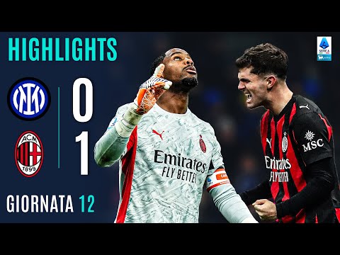 Video highlights della Inter vs Milan (0 a 1) - Giornata 12 - Fantacalcio e fantamedie
