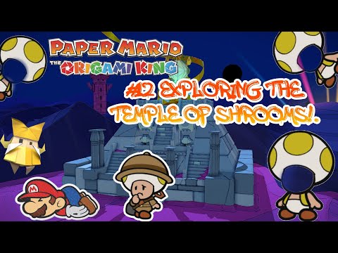 Paper Mario:The Origami King #12 Exploring The Temple Of Shrooms!.