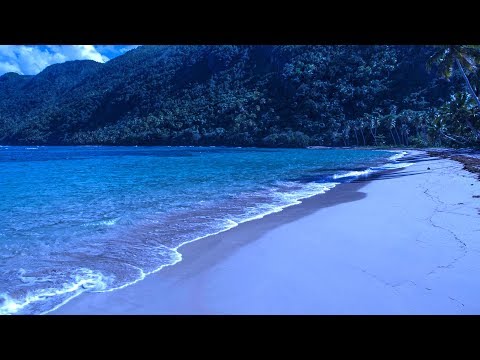 Carribean Ocean Waves at Night for Sleeping - Mix Them With Your Sleep Music