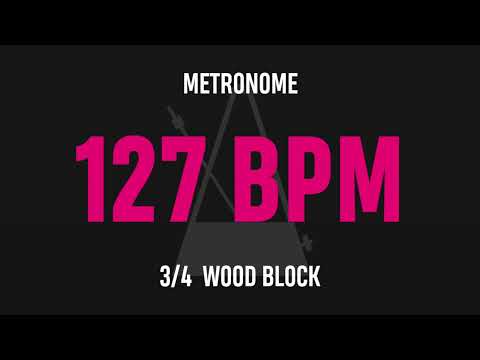 127 BPM 3/4 - Best Metronome (Sound : Wood block)