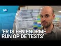 De corona zelftests zijn niet aan te slepen