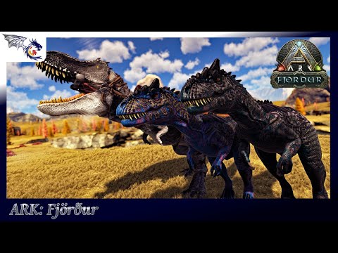 Paleo Rex & R-Allosaurus Taming With Fantastic Colors In Asgard | ARK: Survival Evolved #113