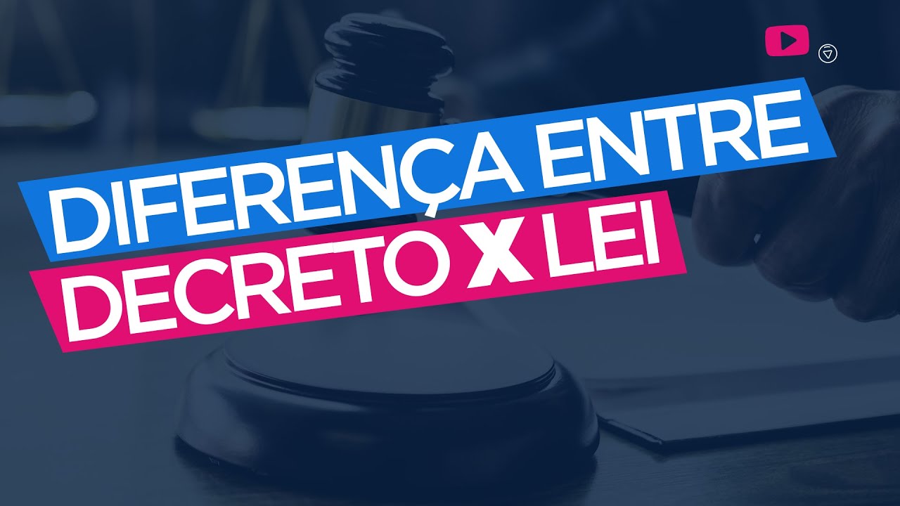 Essa é a DIFERENÇA entre DECRETO X LEI #dicarápida