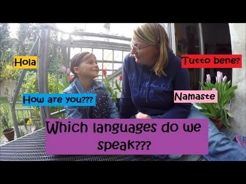Which languages do we speak??? 🌏 Miriam & Eva on the road