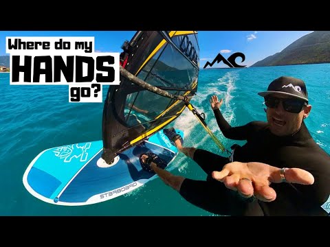 Where do my hands go while I windsurf? #windsurf #insta360