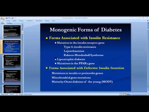 Maturity onset Diabetes of the Young MODY 1