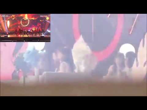 161119 GFRIEND 여자친구 + Red Velvet 레드벨벳 reaction to BTS 방탄소년단 FIRE MMA 2016