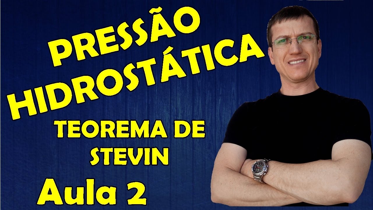 PRESSÃO HIDROSTÁTICA - TEOREMA DE STEVIN - HIDROSTÁTICA - Aula 2   Prof.  Boaro