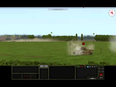 3 Firefly's vs 1 immobilized King Tiger