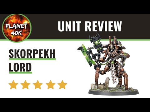 Warhammer 40k Necron Skorpekh Lord Review Indomitus Boxset