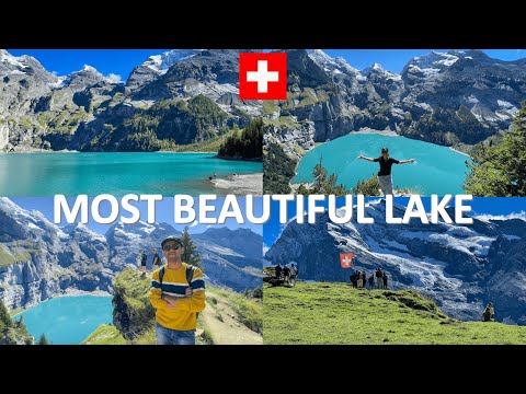 Oeschinensee | Most beautiful Swiss Lake | Switzerland | Panorama hike | #indiancouple #swiss