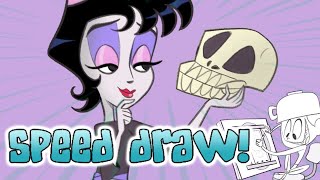 Jo's SpeedDraw 13 - Lydia Deetz