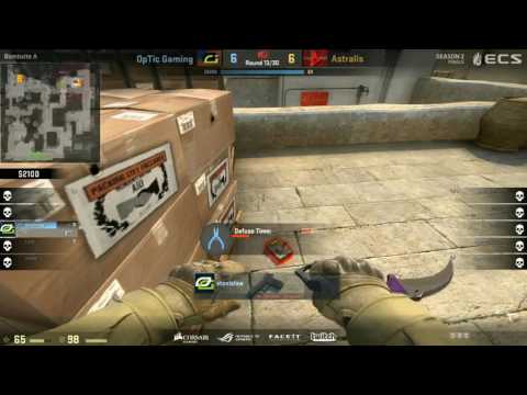 Astralis vs OpTic, dust2, ECS Season 2 Finals