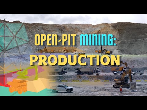 Open-Pit Mining Production (Including Voiceover)