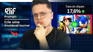A IA que Cria Thumbnails Para YouTube em Menos de 30 Segundos - Glif IA