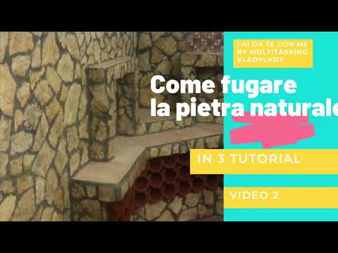 Come fugare la pietra naturale | Tutorial| Fai da te con me.