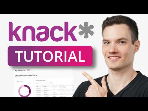 Knack Tutorial for Beginners: No Code App Builder