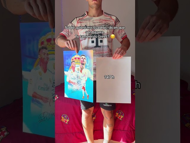 Vídeo relacionado con Póster A3 de Cristiano Ronaldo # 84, cita motivacional, firmado (copia), jugador mundial del año, fútbol, fondo del logotipo del Real Madrid, póster A3, impresión - imagen
