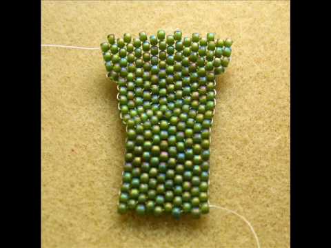 Flat Peyote Increasing Stitch - Deficit Beading
