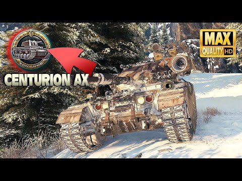 Centurion AX: Thriller on map Glacier - World of Tanks