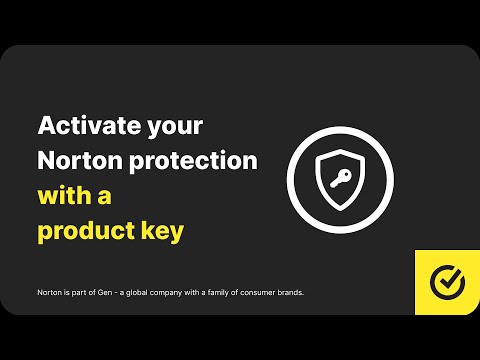 How to activate your Norton protection with a product key