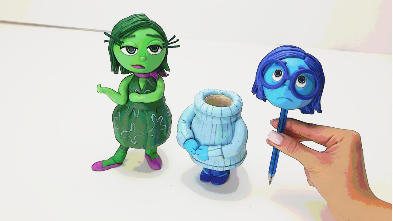 Faire ressembler les stylos à vos personnages préférés || Inside Out Inspired Crafts 🤩