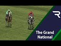 BINDAREE and JIM CULLOTY win the 2002 Grand National, denying the brilliant grey WHAT'S UP BOYS