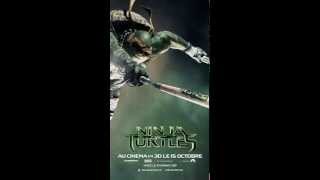 NINJA TURTLES : l'affiche animée de Michelangelo