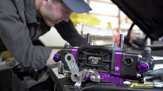 Race Series 950 CFM Drag Race Gasoline Carburetor Kit w/Blue/Red -8AN Dual Feed Fuel Line and Gauge - video thumbnail 2