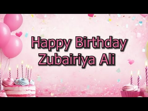 Birthday song 20-25 Zubairiya Ali D/o Ali Gopalpuria, Nusrat Photography, Naudhrani 