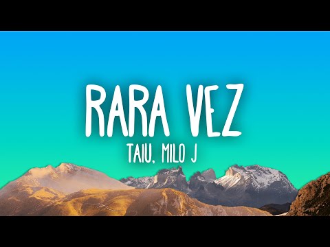 Taiu, Milo j - Rara Vez