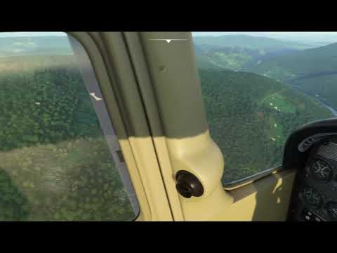 Microsoft Flight Simulator Anflug Vrchlabí (LKVR)