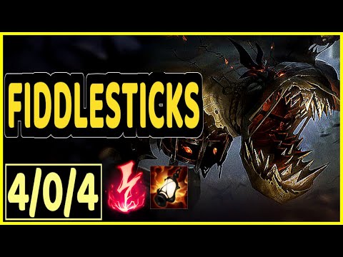 FIDDLESTICKS VS EVELYNN - 4/0/4 KDA JUNGLE GAMEPLAY CHALLENGER I