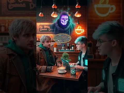 Dirt Chain The Street Mage, DJ Death 93, meet T.Dearth The Hacker at the coffee shop