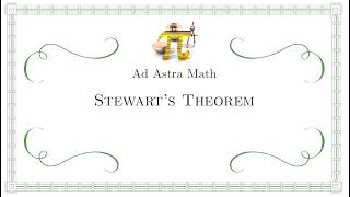Stewart's Theorem