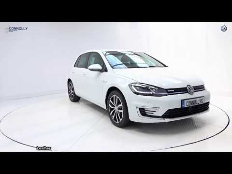CMG VW SLIGO:2020 VW e-Golf Executive Edition DSG Auto Candy White / Black Leather
