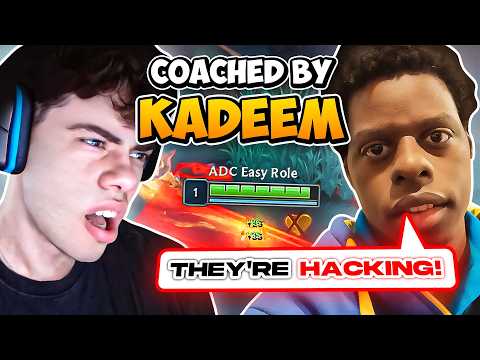 I got COACHED by KADEEM, the 0 LP IRON 4 ADC main