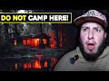 (WE ARE NOT ALONE) TRAPPED Inside a HAUNTED Cabin DEEP in The FOREST - THE SCARIEST NIGHT OF MY LIFE