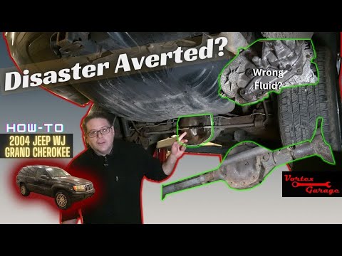 It had the wrong fluid!  WJ QuadraDrive Service - Axles, NV247 Transfer Case - Fluid Change How-To