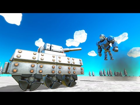 Heavy tank vs every robot units age of warbots