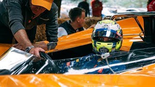 Donuts in 1970 McLaren at Goodwood