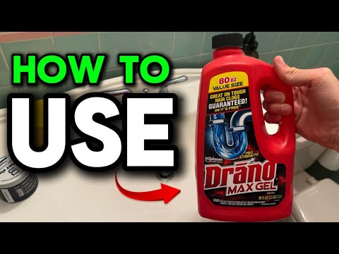 How To Use Drano Max Gel Clog Remover Shower - Easy Guide