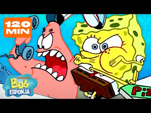 Bob Esponja | Los Episodios Más Graciosos de Bob Esponja 😂 | Recopilación de 120 Minutos | Español