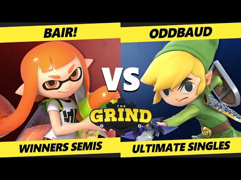 The Grind 130 Online Winners Semis - bair! (Inkling) Vs. OddBaud (Toon Link) Smash Ultimate - SSBU