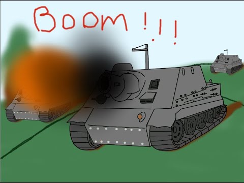 380mm STURMTIGER ARTILLERY STORM!!! (a low effort animation)