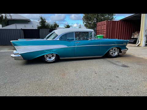 1957 Chevrolet Bel Air full air ride install