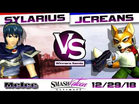 Sylarius (Marth) vs. JcReans (Fox/Puff) - Winners Semis - Smashkatoon 36