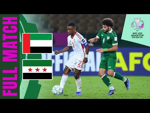 United Arab Emirates vs Syria | Full Match | AFC U23 Asian Cup™ 2026 – Group Stage