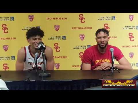Max Agbonkpolo, Isaiah Mobley presser after 93-73 win over Utah to open Pac-12 play