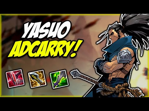 COMO JOGAR DE YASUO ADC! - Yasuo Gameplay - League of Legends